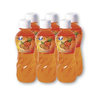 เอ็มแอนด์เค น้ำส้มผสมวุ้นมะพร้าว 320ml ยกแพ็ค 6ขวด M&amp;K ORANGE COCONUT JELLY JUICE