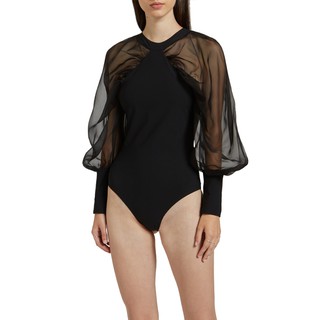 Angelys Balek ชุดว่ายน้ำ  BlackPuff Sleeve Swimsuit  รุ่น SS20SW001006005 สีดำ