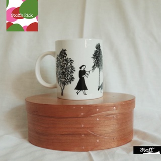 [Stoffs Pick from Korea] Huninn and Muninn Forest walk Mug แก้วกาแฟเซรามิค ลาย Illustrator Choi Yeon-Jus ผลิตในเกาหลี