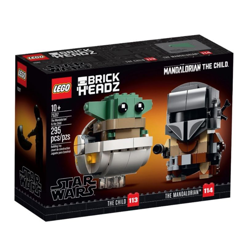 Lego Brickheadz The Mandalorian & The Child (เลโก้แท้) 75317