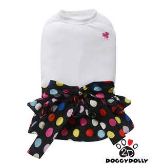 Petcloths -Doggydolly  เสื้อผ้าแฟชั่น เสื้อผ้าสัตว์เลี้ยง เสื้อผ้าหมาแมว ชุดกระโปรง   D566