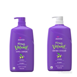 Aussie Miracle Volume with Plum &amp; Bamboo, Paraben Free ขนาด 778ml.