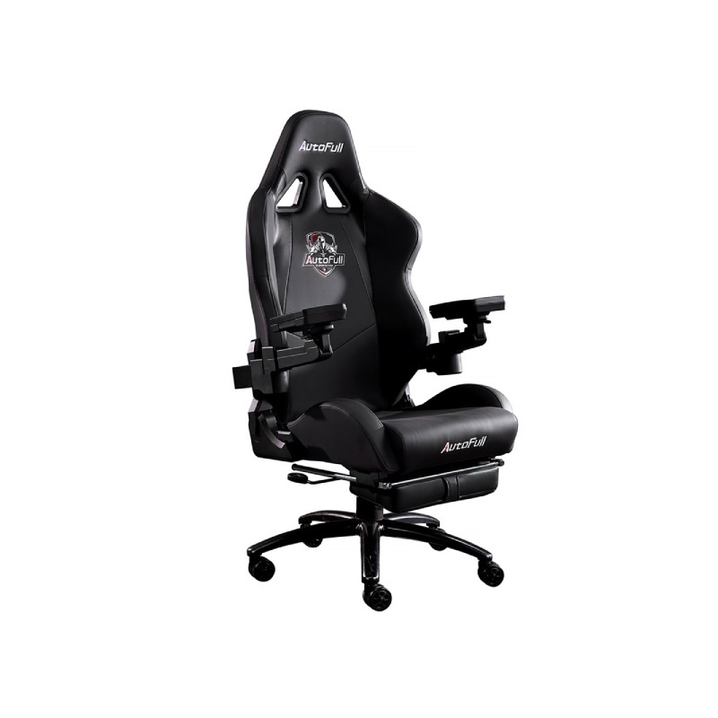 คีย์บอร์ดและเมาส์▪✔Autofull AF-066 Gaming Chair เก้าอี้เกมมิ่ง (รับประกันช่วงล่าง 3 ปี) - (Black)