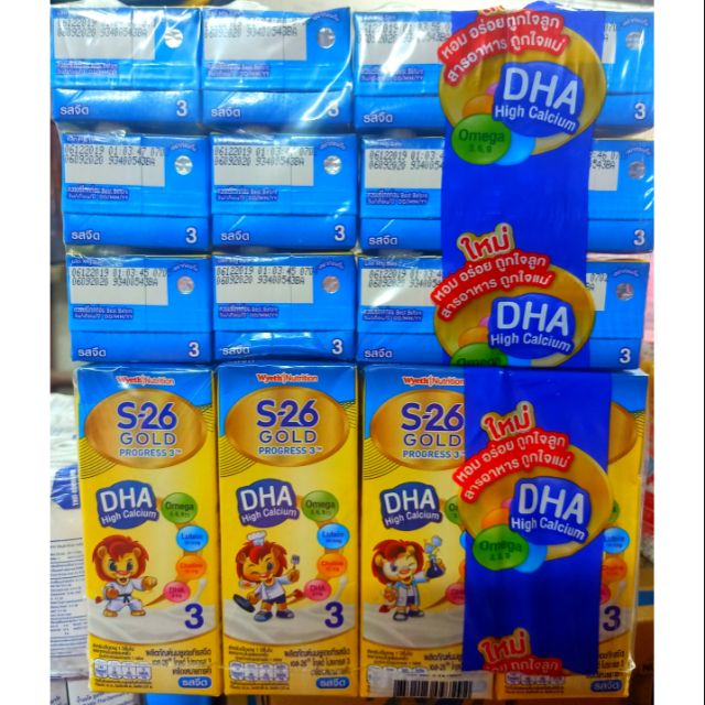 S-26 โกลด์ โปรเกรส UHT สูตร 3 แพ็ค 12 กล่อง