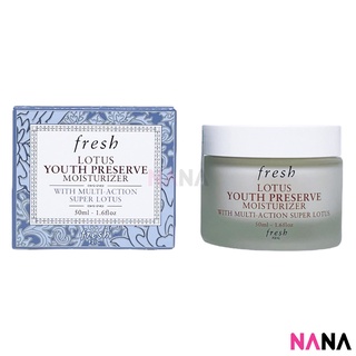 Fresh Lotus Youth Preserve Face Cream 50ml/1.6oz ครีมบำรุงผิวหน้าสำหรับบำรุงผิวหน้าตลอดทั้งวันสารสกัดจากดอกบัว 50 มิลลิลิตร