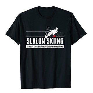 เสื้อยืดลําลอง แขนสั้น พิมพ์ลาย Slalom Waterskiing Wakeboard Ski สไตล์วินเทจ สําหรับผู้ชาย 942252Size S-5XL