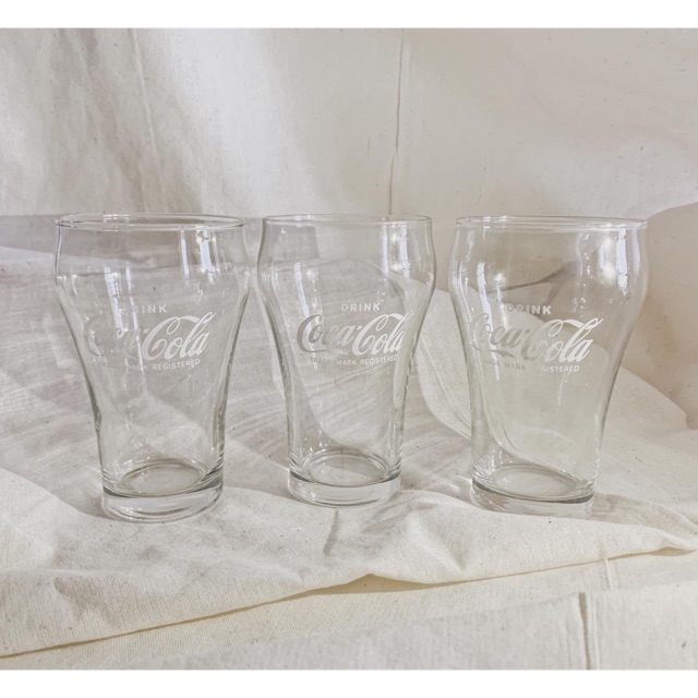 Coca Cola glass 🥤⚪️🔴🧊