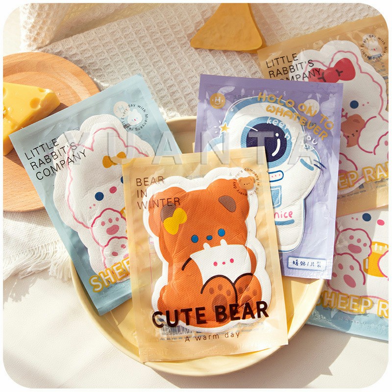 YUANTA แผ่นแปะลดปวดประจำเดือน  สติ๊กเกอร์อุ่นรูปแบบน่ารัก แผ่นแปะแก้ปวด pain relief patch - รูปที่ 3