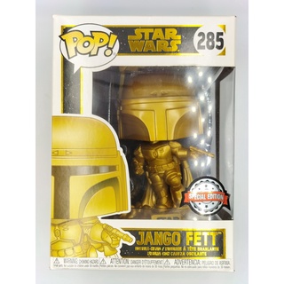 Funko Pop Star Wars - Jango Fett [สีทอง] #285 (กล่องมีตำหนินิดหน่อย)