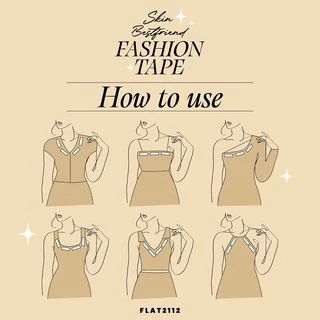 FLAT2112 FE0007: SKIN-BESTFRIEND FASHION TAPE ถูกที่สุด‼️เทปกันโป๊ เทปแปะกันโป๊ สำหรับติดผิวหนังโดยเฉพาะ 1 กล่องมี36ชิ้น