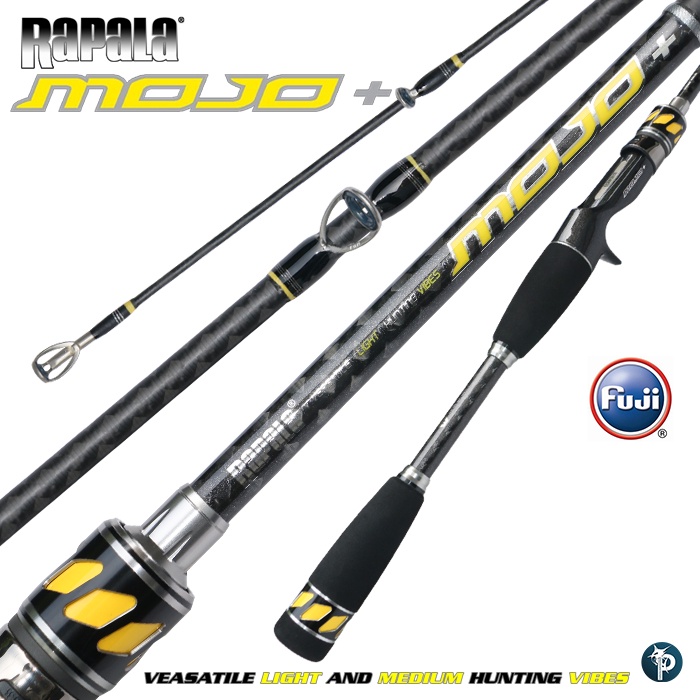 คันเบ็ด RAPALA MOJO+ คันตีเหยื่อปลอมมาตราฐานญีปุ่น Graphite 30T