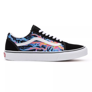 Vans รองเท้าผ้าใบ Old Skool Electric Flame | Black/True White ( VN0A5KRFB03 )