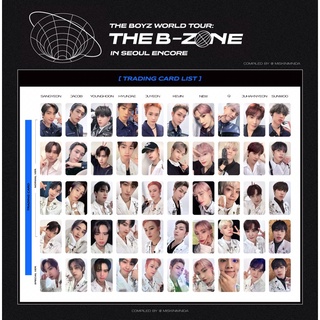 การ์ด THE BOYZ | TRADING CARDS THE BOYZ WORLD TOUR : THE B-ZONE IN SEOUL ENCORE