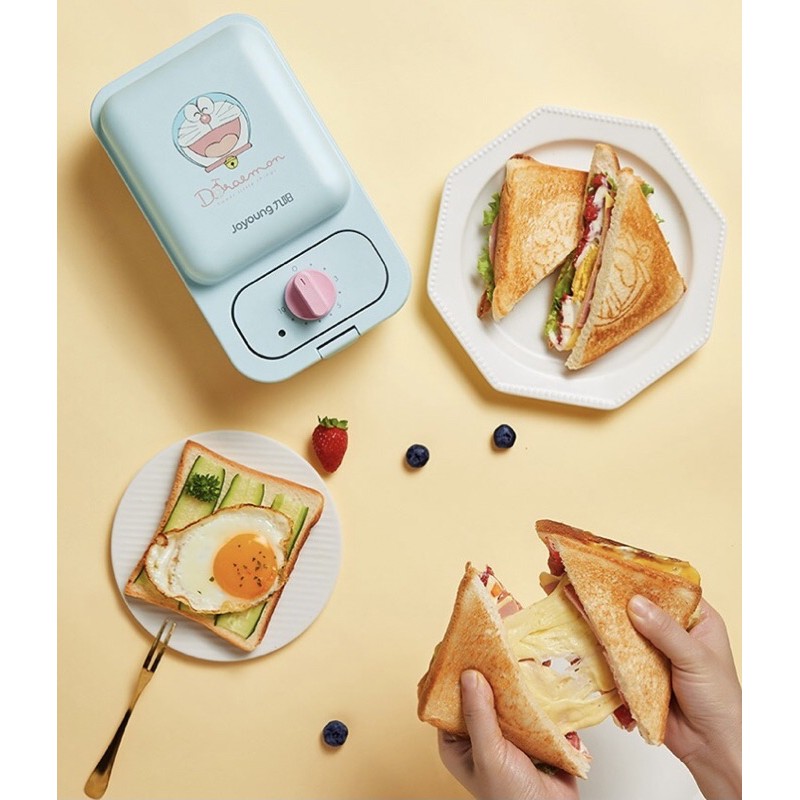💥Joyoung Doremon Sandwich Maker เครื่องทำแซนด์วิช breakfast / อาหารเช้า 🥪🥞🧇🍳💥