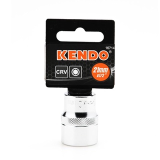 KENDO 16716 ลูกบ๊อกซ์ รู 1/2"-6P-23mm.