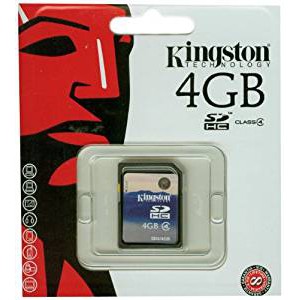 Kingston 8 GB Class 4 SDHC Flash Memory Card SD4/8GB