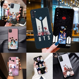 เคสโทรศัพท์ซิลิโคน TPU แบบนิ่ม ลาย BTS สําหรับ Samsung A02 A02S A03S A10 A10S A11 A12 5G