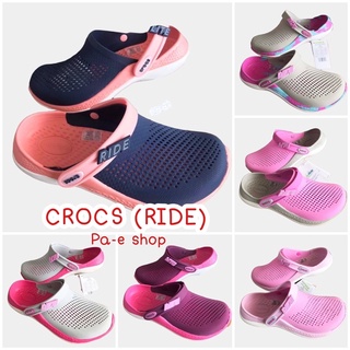 รองเท้า ครอส New Crocs ride เกรด A [ราคาถูกและดี]รองเท้าแตะสไตล์ใหม่ รองเท้าแตะ ใส่ได้ทั้งชายและหญิง