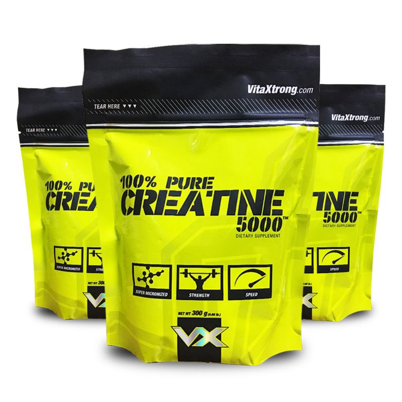 (ลดแรงวันเดียวเท่านั้น!!!) หมดอายุ08/28 รับประกันของแท้100% FITWHEY VitaXtrong100% Creatine 5000 เพิ
