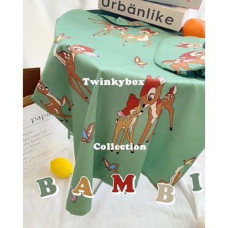 🛏 Twinkybox | ชุดนอนลาย Bambi ( สีเขียว )🎄 มี 2 ขนาด