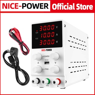 เครื่องจ่ายไฟ DC Power Supply 30V 60V 120V 3A 5A 10A SPS3010W adjustable ปรับค่าได้ Nice Power 4 digits แหล่งจ่ายไฟ แบต