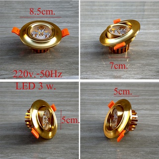 หลอดไฟ LED ไฟ led สปอตไลท์ 3w ตู้โชว์ขนาดเล็กสปอตไลท์ ไฟดาวน์ไลท์ สำหรับติดเพดาน โคมไฟ โคมไฟดาวน์ไลท์ หลอดไฟดาวน์ไลท์