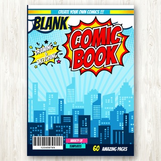 สมุดวาดการ์ตูน Blank Comic Book 9