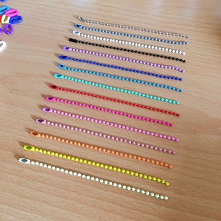 🌟 พร้อมส่ง 🌟 (5 เส้น) พวงกุญแจ โซ่ไข่ปลา เกรด A ยาว 12 cm. สำหรับทำสายพวงกุญแจ