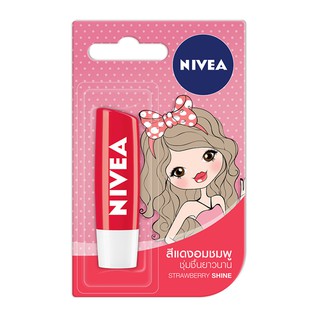 NIVEA ลิปแคร์ สตรอเบอรี่ 4.8กรัม