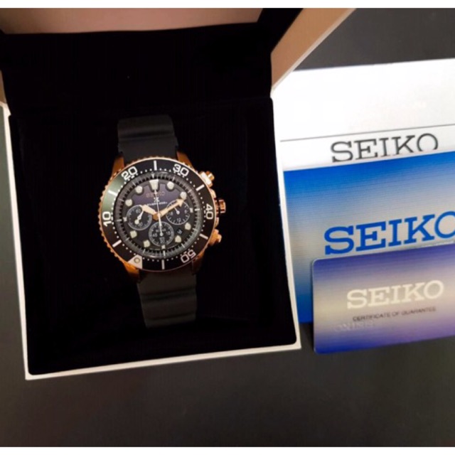 Seiko Prospex Solar Chronograph Diver's 200M รุ่น SSC786P1 เครื่องศูนย์ไซโก้ แท้ 💯
