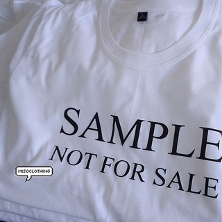 "Not for sale" เสื้อยืดสกรีน สวมใส่สบาย