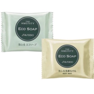 10-18กรัม Shiseido Eco Soap จากJapan สีทองสำหรับใบหน้า เขียวสำหรับตัว