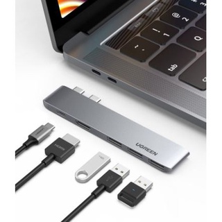 UGREEN New 60559 USB Hub 5 in 1 Type C to HD 4K , USB 3.0 Hub 3 ช่อง, PD Charge 100w for M.B