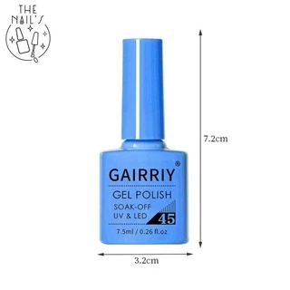🎉✨พร้อมส่งทุกสี 80 สี✨ สีเจล GAIRRIY 7.5 ml ยาทาเล็บเจล 🎊สีขวด ตามสีจริง GA001-GA080💅GA