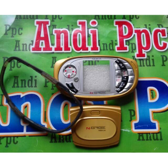 Nokia N-GAGE QD Ngage ปลอกทองและยาง