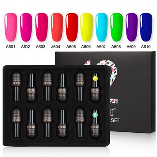 Rosalind สีนีออน Neon Colors ทาเล็บเจล ขนาด 7 ml มาในกล่อง Box Set 12 ชิ้น คละสี มี ของพร้อมส่ง ไม่ต้องรอ มีเก็บปลายทาง