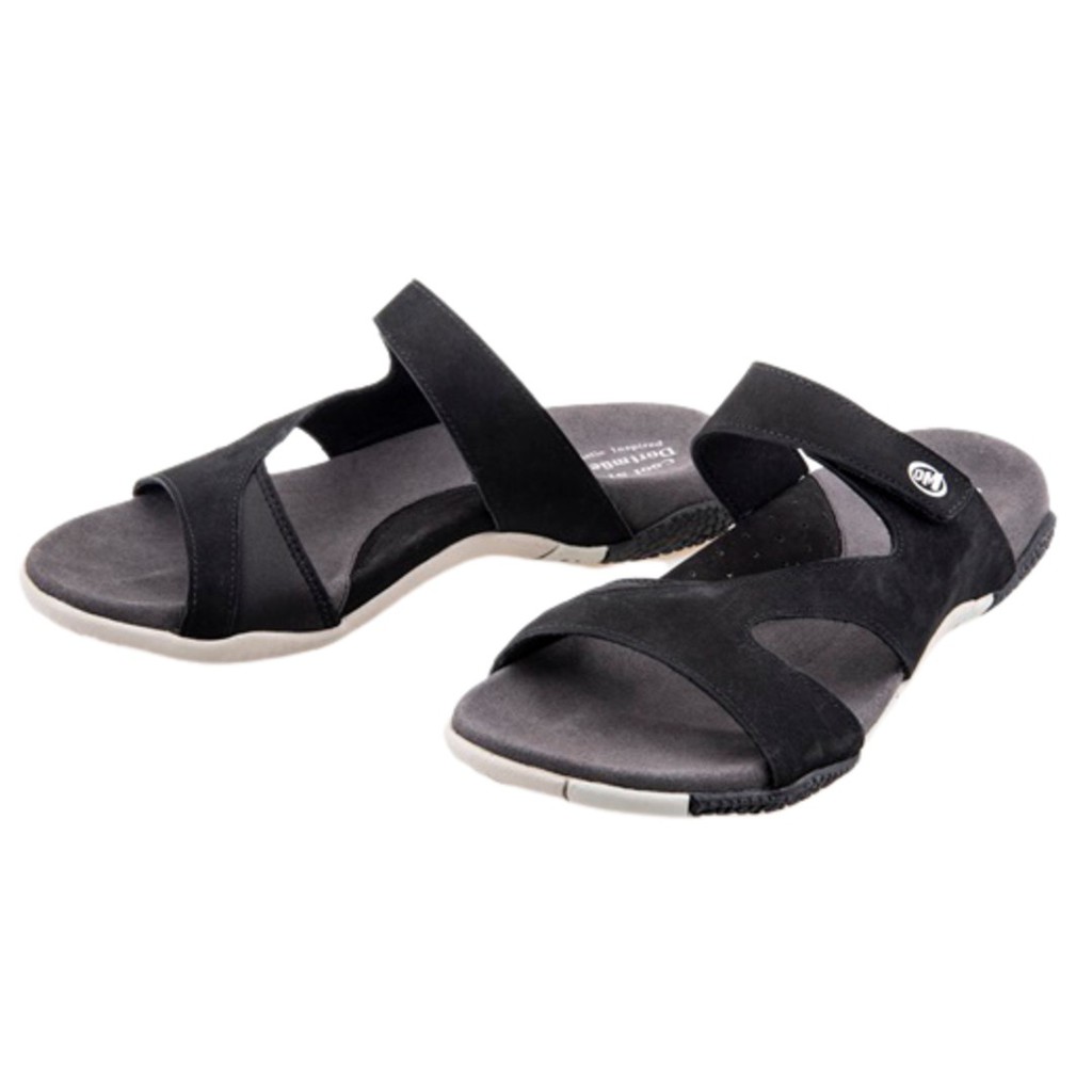 Dortmuend F-Series JF708 007-000 Black "Flats & Comfort" รองเท้าส้นเตี้ยเพื่อสุขภาพ