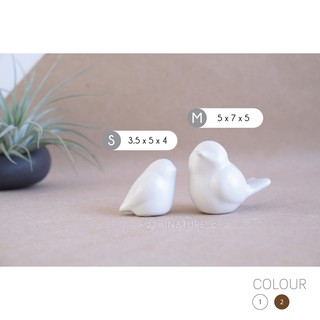 เเม่นก &amp; ลูกนก ceramic