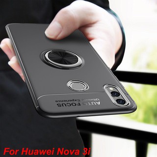 Huawei Nova 3i TPU กันชน แหวนแม่เหล็ก เคสหัวเข็มขัด