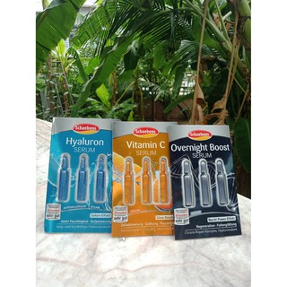 Schaebens Serum เซรั่มแบรนด์อันดับ 1 ของเยอรมัน Hyaluron , Vitamin C , Overnight Boost