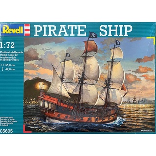 พลาสติก โมเดล ประกอบ REVELL สเกล 1/72 PIRATE SHIP (05605)