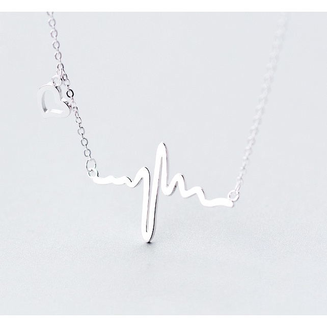 Hue Ngan สร้อยคอเงิน 925 - Heartbeat PP1749