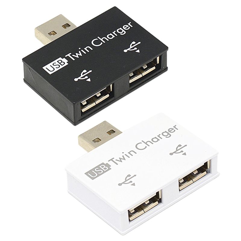 TG USB Hub Adapter Converter ชายกับ Twin Charger Dual 2 พอร์ตสําหรับ PC อุปกรณ์เสริมคอมพิวเตอร์ USB 