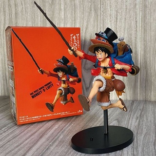 {พร้อมส่ง} โมเดลวันพีช ลูฟี่ &amp; เอส &amp; ซาโบ Luffy &amp; Ace &amp; Sabo วันพีช one piece งานจีน ภาพในตำนาน แก๊งสามพี่น้อง ลูฟี่