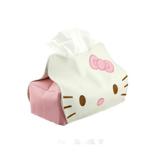 กล่องหนังใส่ทิชชู่ Hello Kitty/Bear