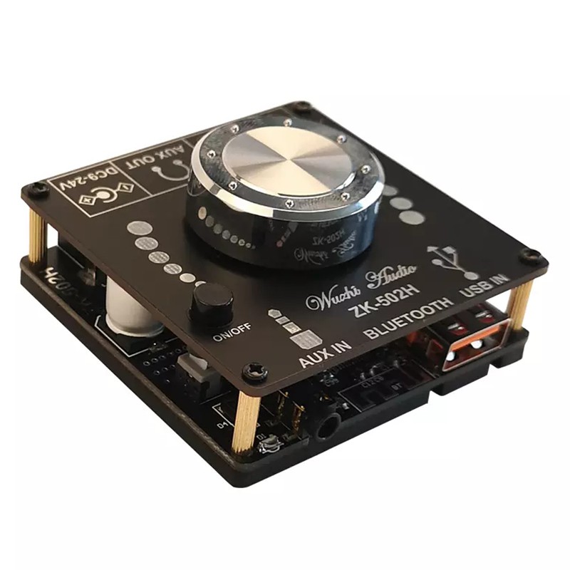1PCS ZK-502H HIFI Bluetooth 5.0 TPA3116D2 เครื่องขยายเสียงดิจิตอล 50WX2 สเตอริโอ AMP Amplificador โฮ