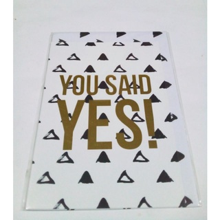 การ์ด YOU SAID YES ! แบรนด์ STUDIO STATIONERY