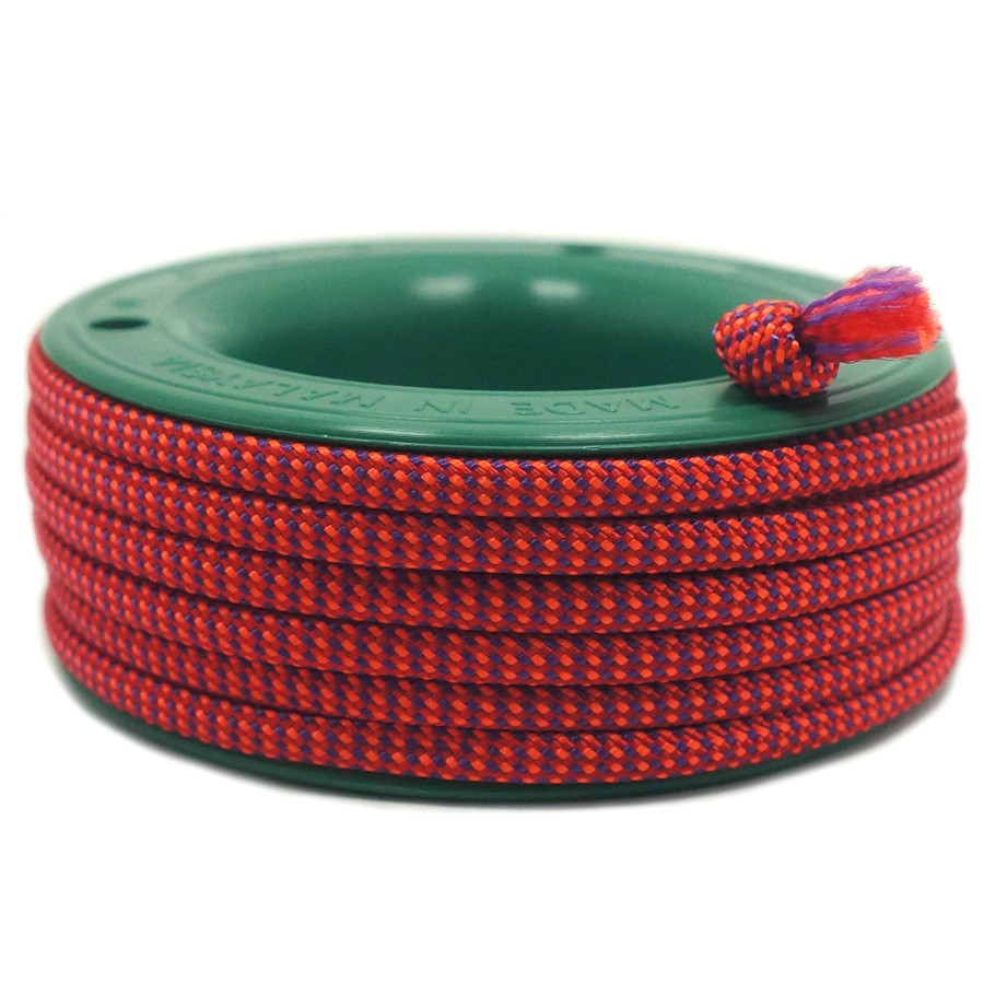 550 PARACORD MINI SPOOL - ATWOOD ROPE MFG XANTHORIA / ATWOOD ROPE MFG BLOOD MOON