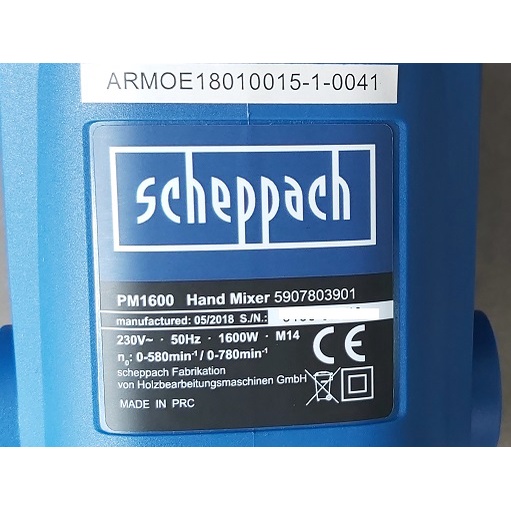 "PM1600" Scheppach Handmixer 5907803901 