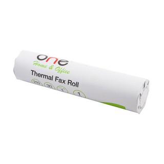 กระดาษแฟกซ์ 210 มม.x30หลา แกน 1ซม. ONE Fax paper 210 mm. X 30 yards. Core 1 cm. ONE